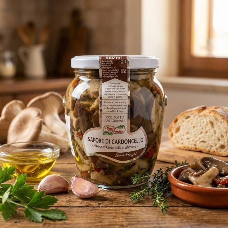 🎁 Sapore di Cardoncello in Olio di Semi di Girasole vasetto da 580ml (50% off)