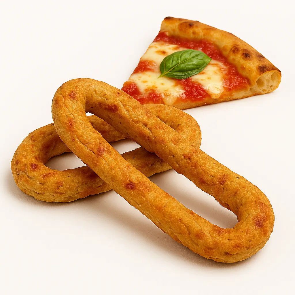 Gusto Pizza Taralli Scaldatelli Pugliesi 400g-Tarallificio Santa Barbara SRL