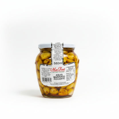 Aglio Marinato Piccante in Olio di Semi di Girasole 580ml