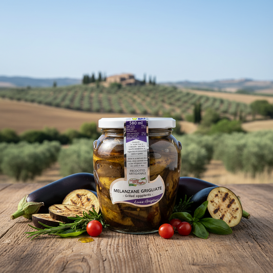 Melanzane Grigliate in Olio di Semi di Girasole vasetto da 580ml