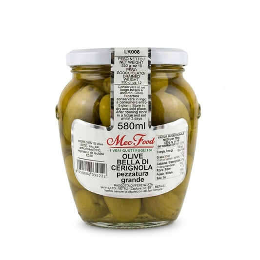 Olive La Bella Di Cerignola in vasetto da 580ml