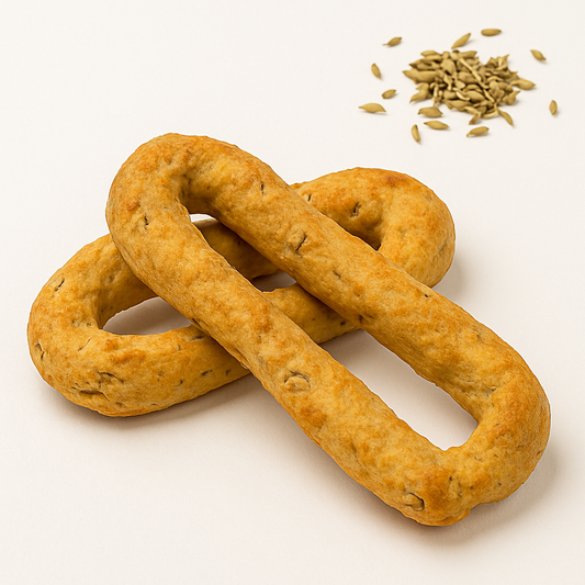 Tradizionali ai Semi di Finocchio Taralli Scaldatelli Pugliesi 400g