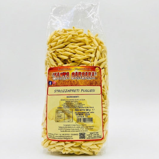 Strozzapreti di Semola di Grano Duro - Pasta Artigianale Pugliese 500g