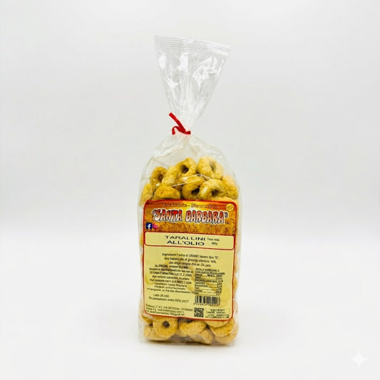 Tarallini Pugliesi all'Olio 400g