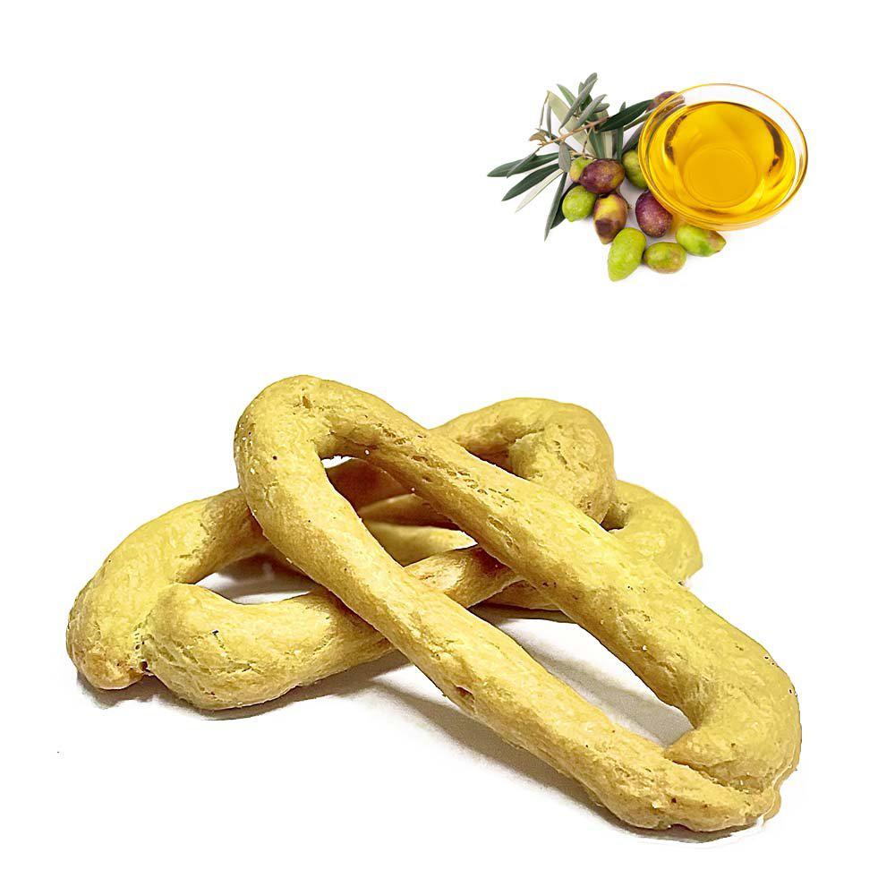 400g Taralli Scaldatelli Pugliesi Gusto Olio d'Oliva - Tarallificio Santa Barbara SRL