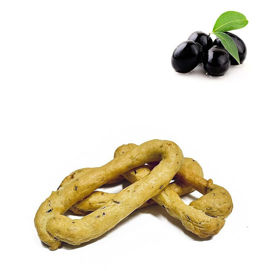 400g Taralli Scaldatelli Pugliesi Gusto Olive - Tarallificio Santa Barbara SRL