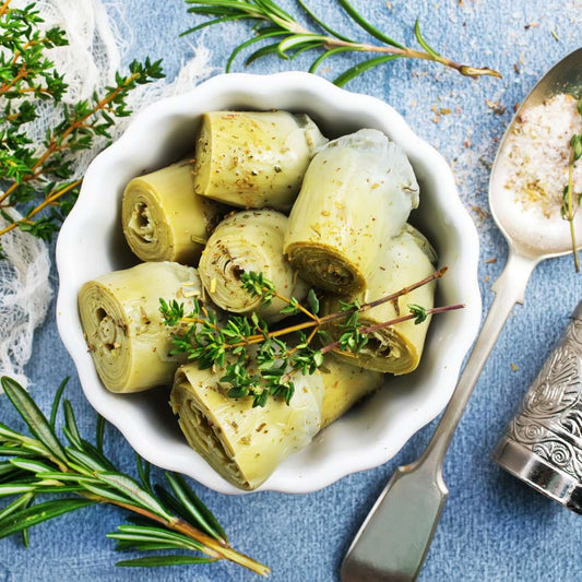 Carciofi Interi alla Casereccia in Olio di Semi di Girasole vasetto da 580ml