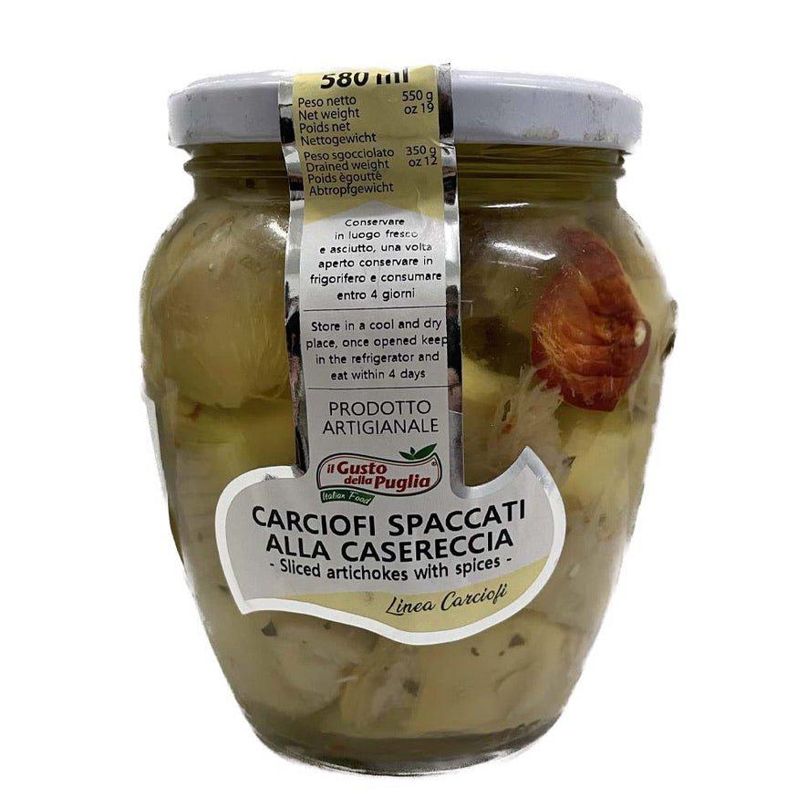 Carciofi Spaccati alla Casereccia in Olio di Semi di Girasole vasetto da 580ml