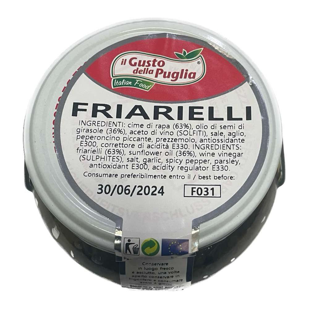 Friarelli in Olio di Semi di Girasole vasetto da 580ml