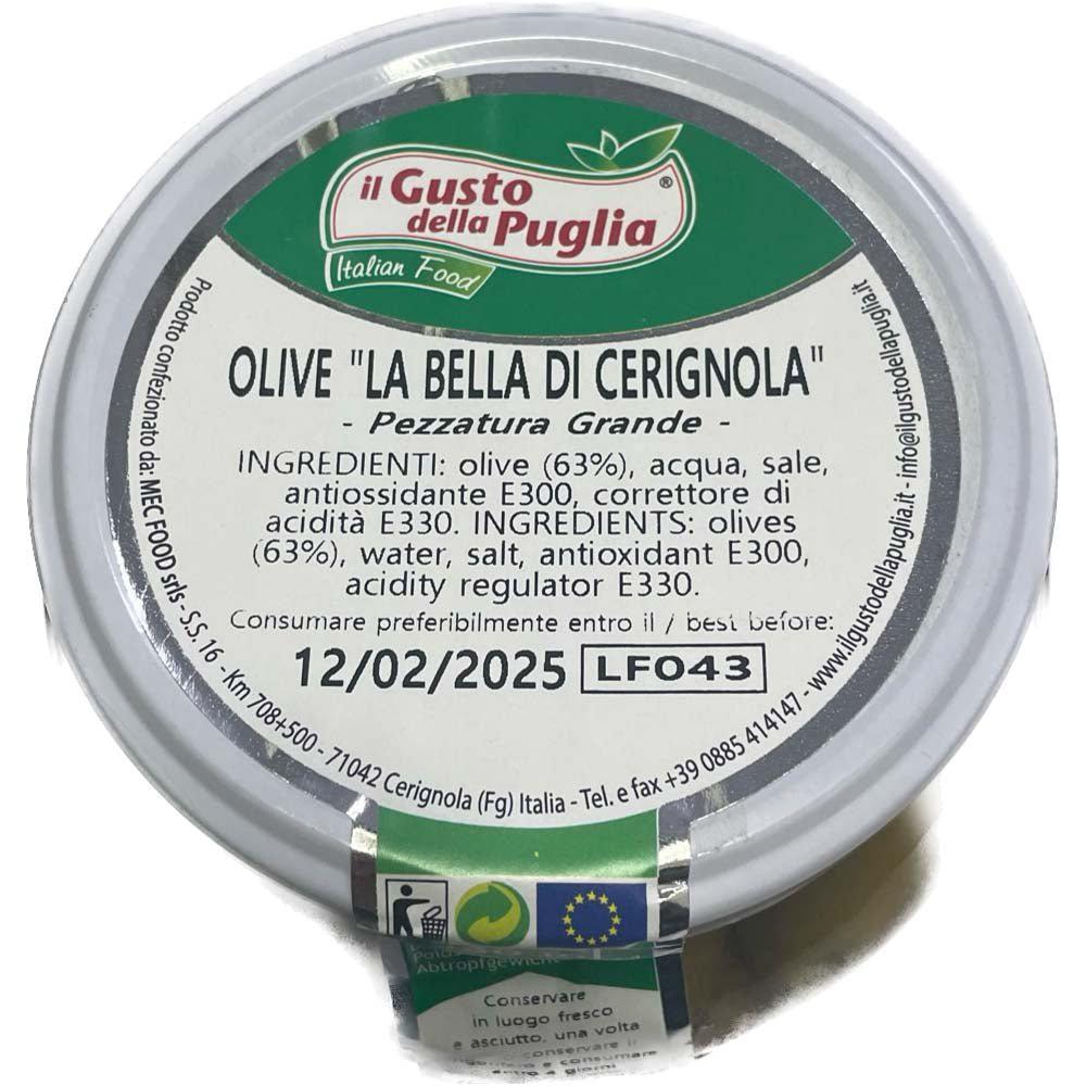 Olive La Bella Di Cerignola in vasetto da 580ml