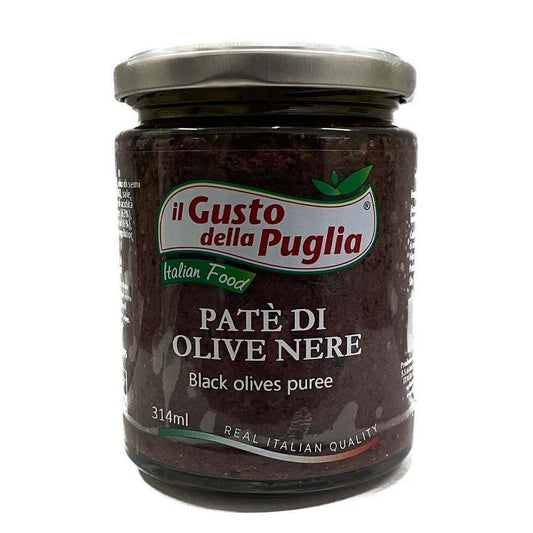 Patè di Olive Nere in vasetto da 314ml