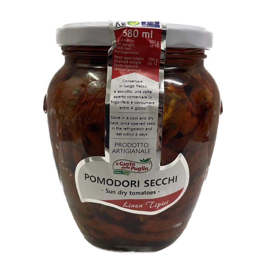 Pomodori Secchi in Olio di Semi di Girasole vasetto da 580ml