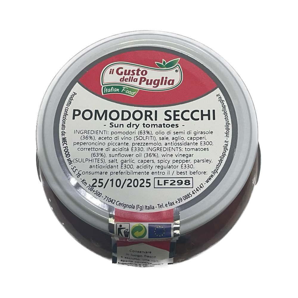 Pomodori Secchi in Olio di Semi di Girasole vasetto da 580ml